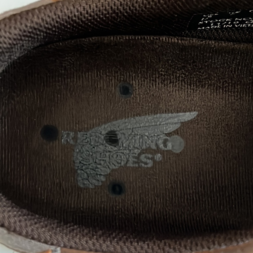 Red Wing Shoes Safety Toe Slip Ons Men’s Size 8 D Like New!! - Picture 12 of 16